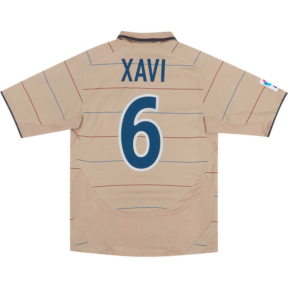 2003-05 Barcelona Away Shirt Xavi #6 (Excellent) XL