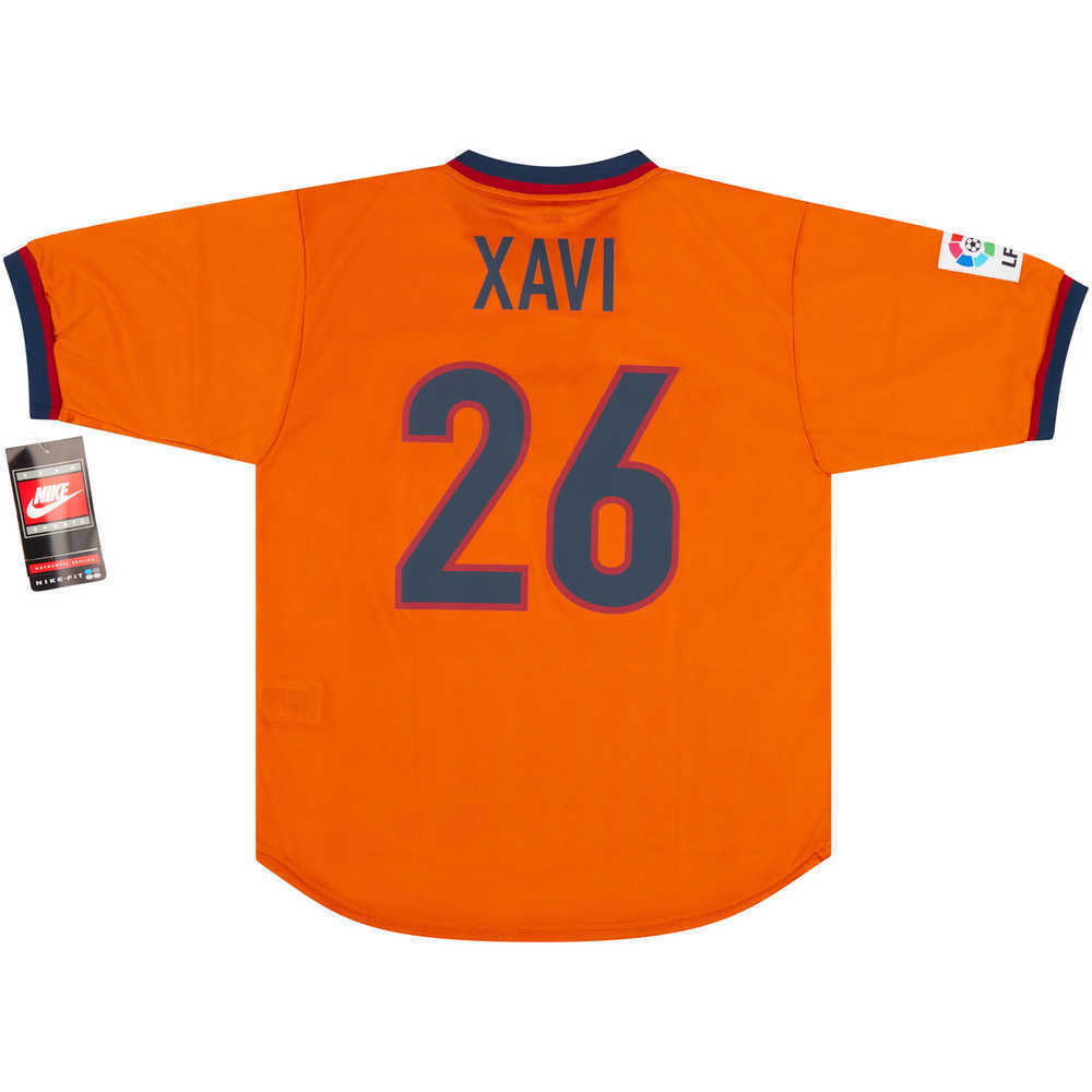 1998-01 Barcelona Third Shirt Xavi #26 *w/Tags* L