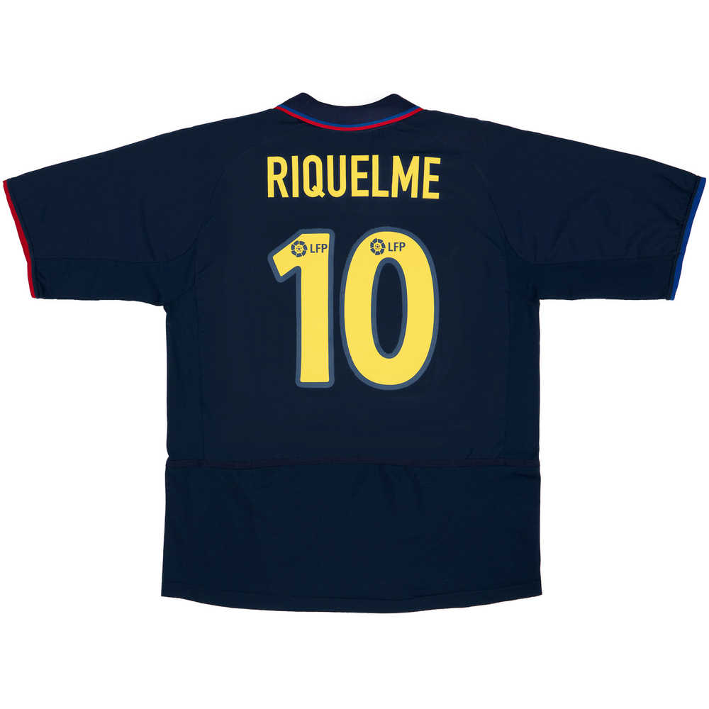 2002-03 Barcelona Away Shirt Riquelme #10 (Excellent) XL