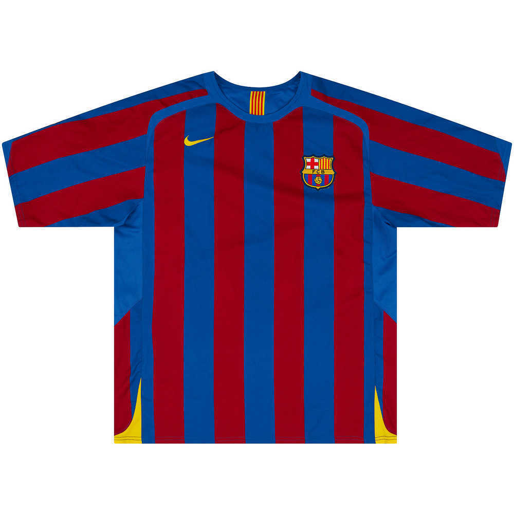 2005-06 Barcelona Home Shirt (Very Good) XXL