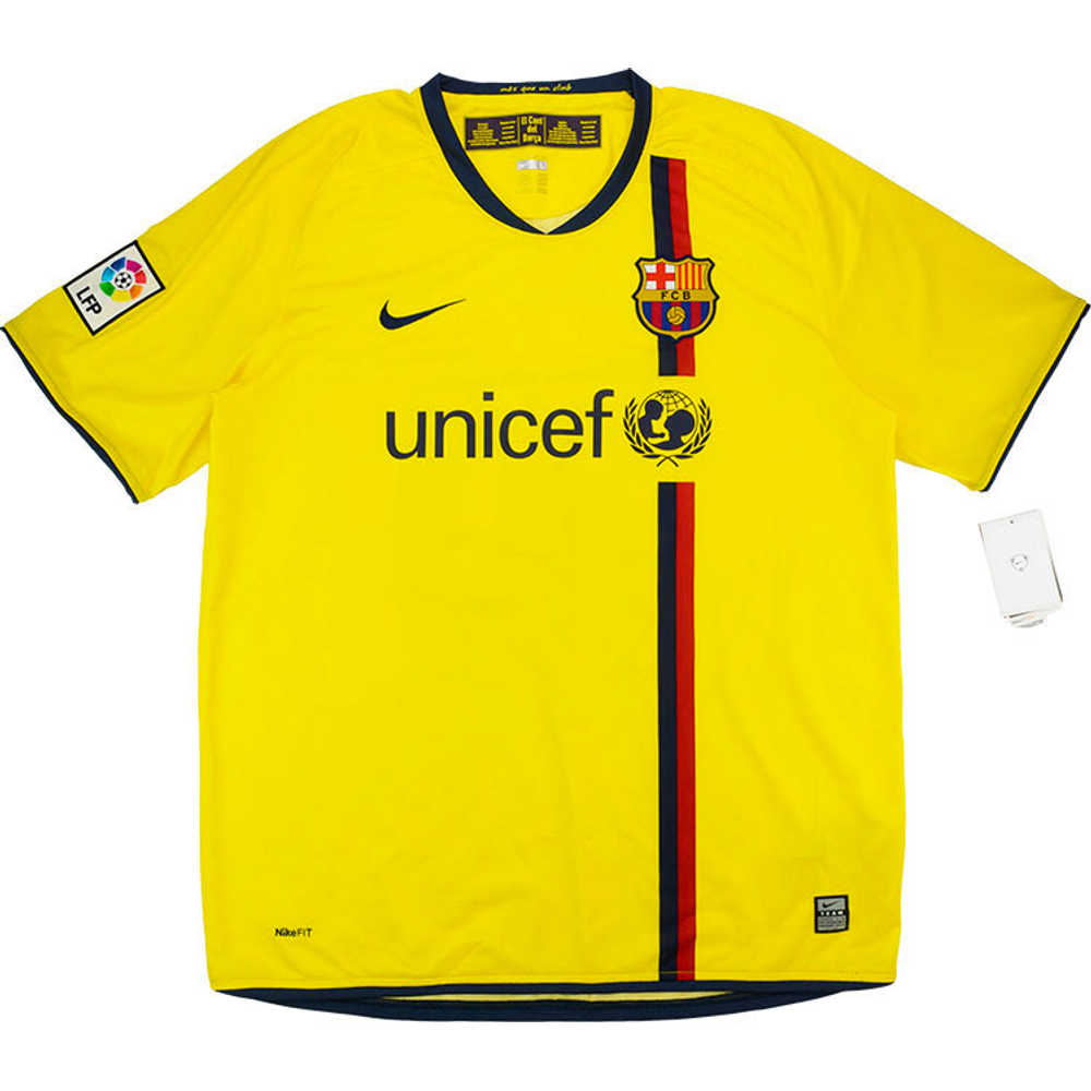 2008-10 Barcelona Away Shirt w/Tags* XL