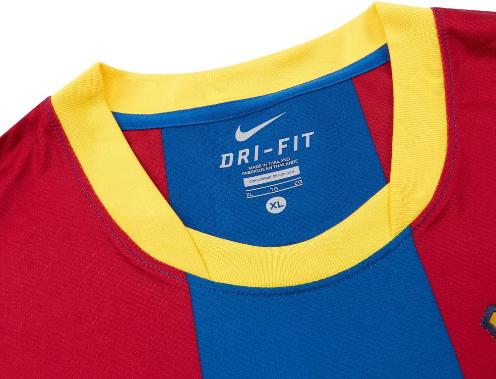 2010-11 Barcelona Home Shirt David Villa #7 (Excellent) S