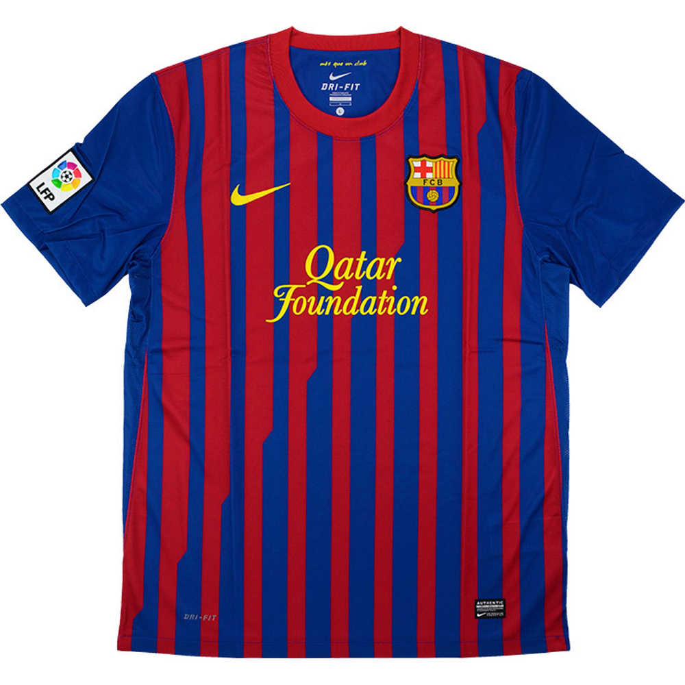 2011-12 Barcelona Home Shirt (Excellent) S