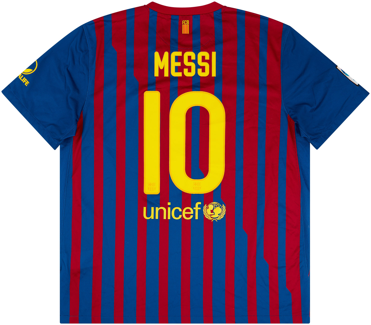 Original Player Issue 2017-18 Barcelona Home Name Number Set #10 MESSI –  Kitroom Football