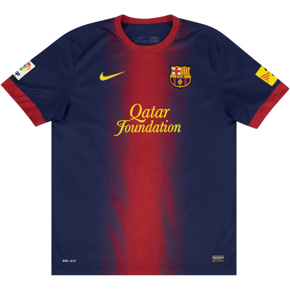 2012-13 Barcelona Home Shirt (Excellent) M