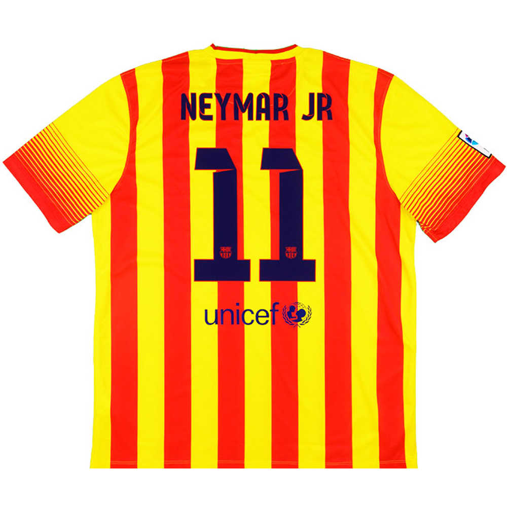 2013-15 Barcelona Away Shirt Neymar Jr #11 (Excellent) XL