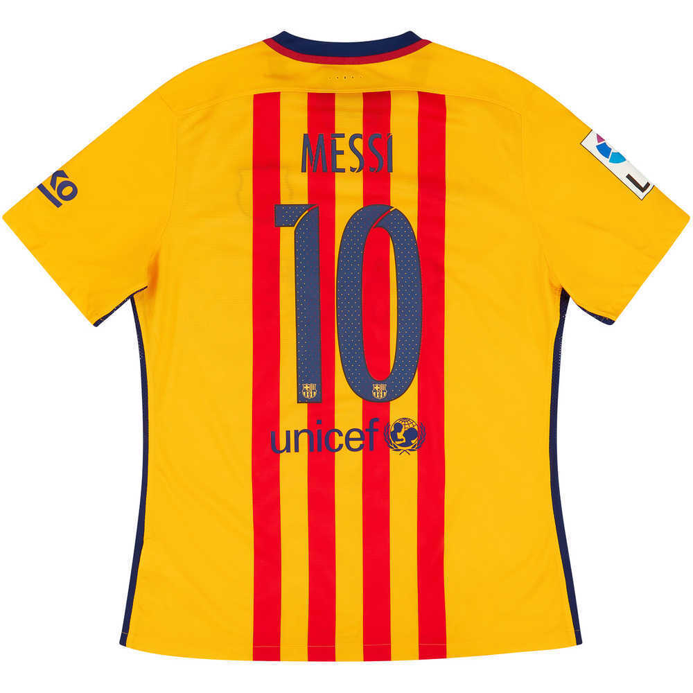 2015-16 Barcelona Player Issue Authentic Away Shirt Messi #10 *w/Tags* XXL