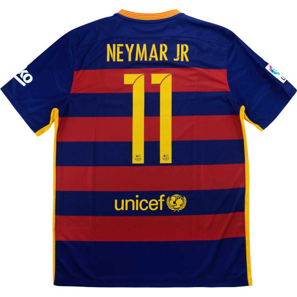 2015-16 Barcelona Home Shirt Neymar Jr #11 *w/Tags*