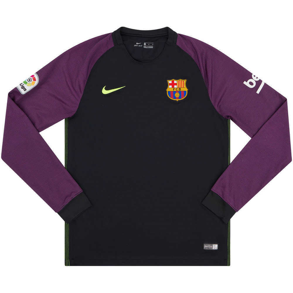 2016-17 Barcelona GK Shirt (Excellent) M