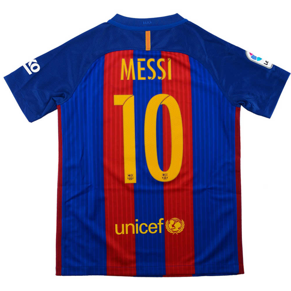 2016-17 Barcelona Home Shirt Messi #10 (Excellent) S
