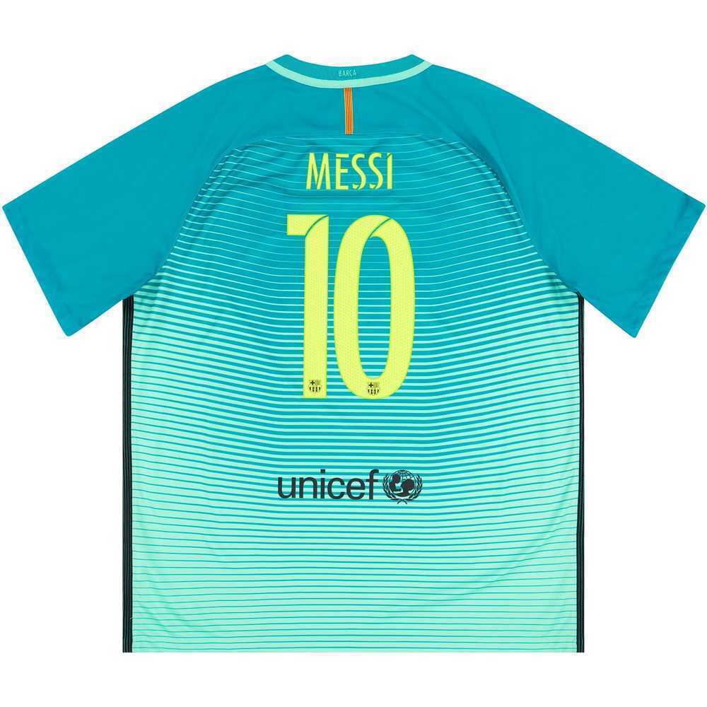 2016-17 Barcelona Third Shirt Messi #10 (Excellent) S