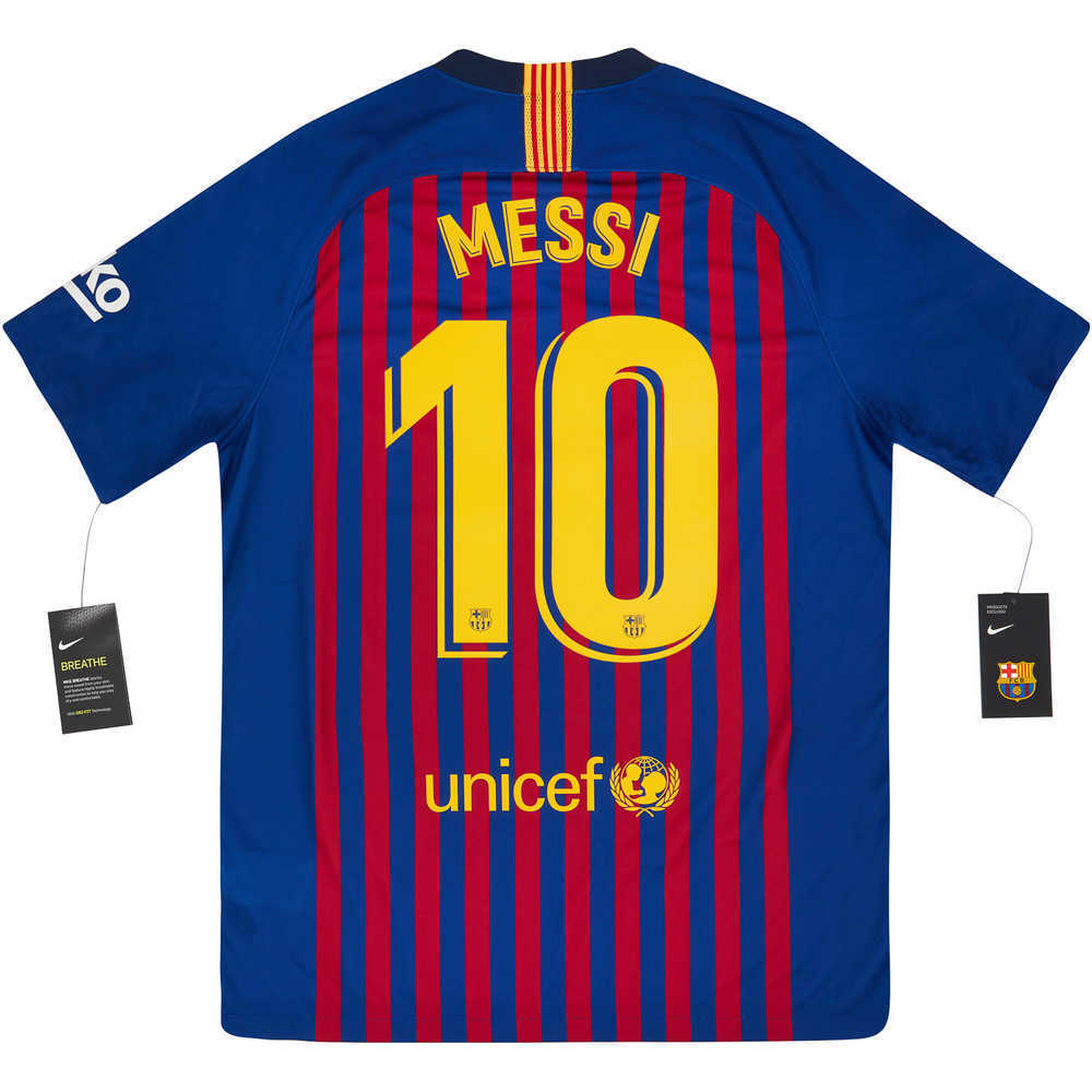 2018-19 Barcelona Home Shirt Messi #10 *w/Tags*