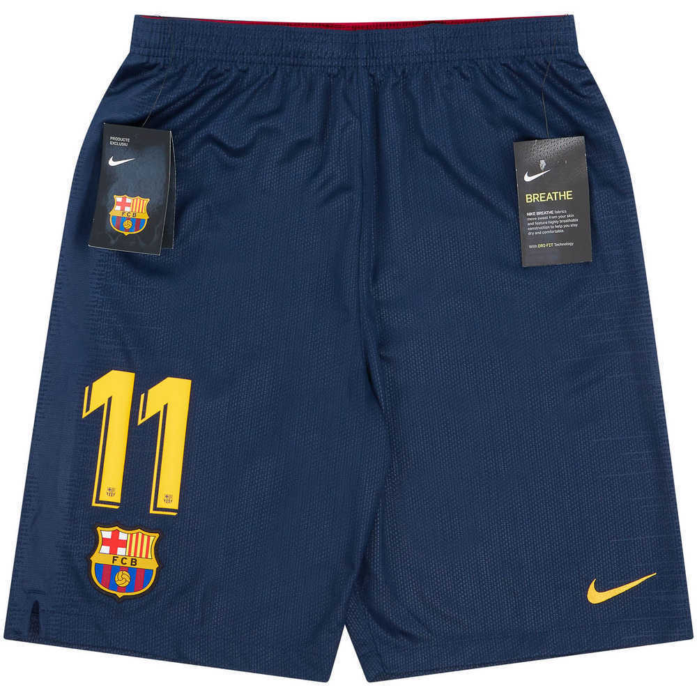 2018-19 Barcelona Home Shorts #11 (Neymar Jr) *w/Tags* XL.Kids 