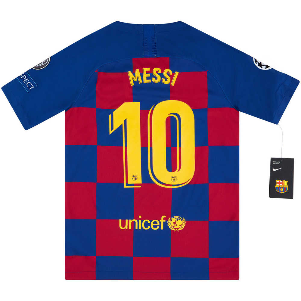 2019-20 Barcelona Home CL Shirt Messi #10 *w/Tags* KIDS