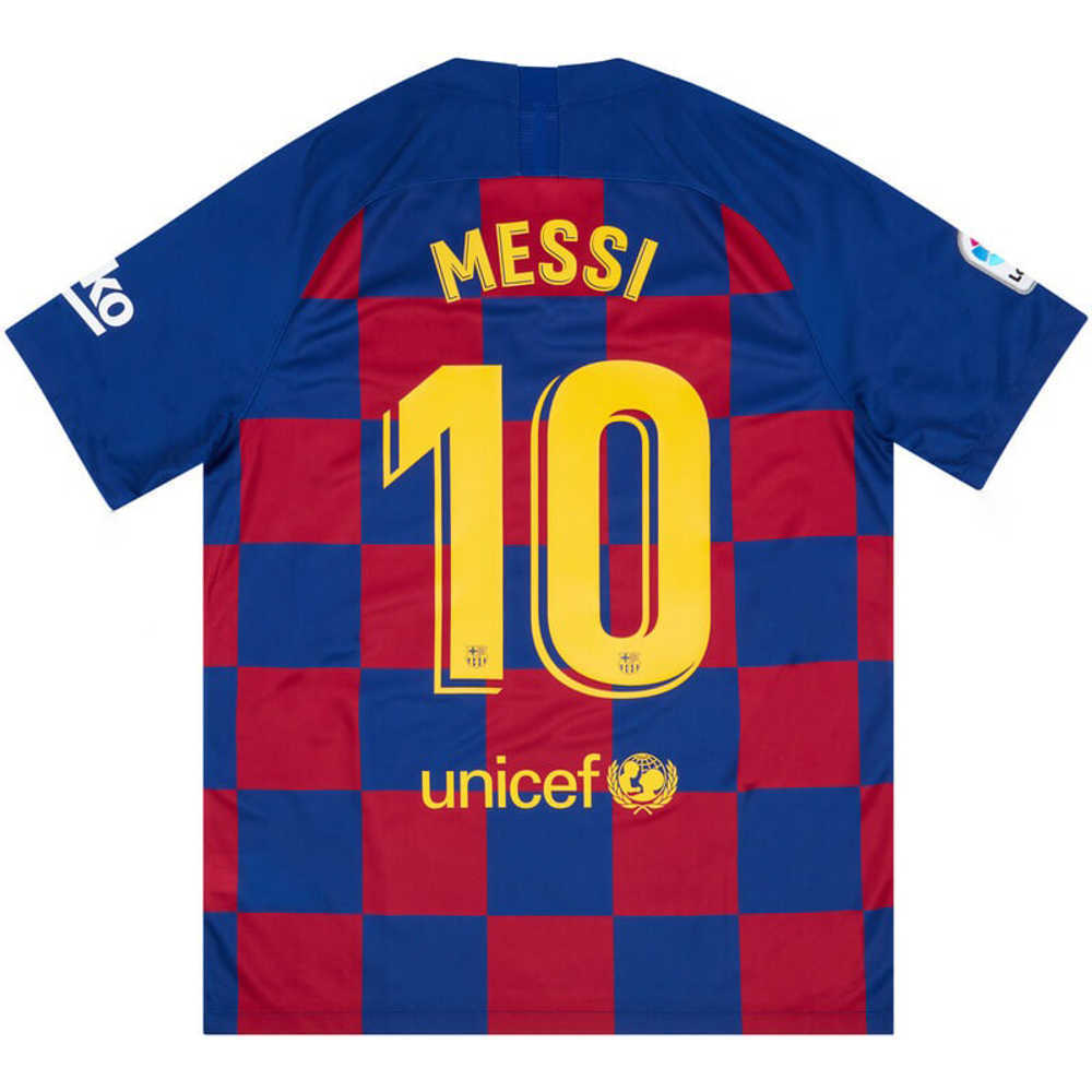 2019-20 Barcelona Home Shirt Messi #10 (Excellent) S
