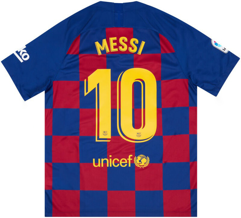 2019-20 Barcelona Home Shirt Messi #10 (Excellent) M