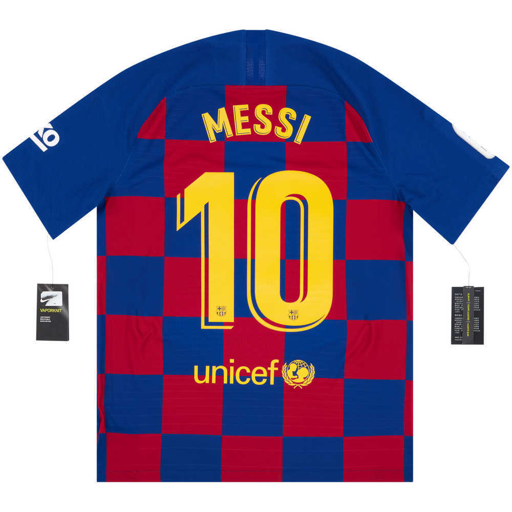 2019-20 Barcelona Player Issue Vaporknit Home Shirt Messi #10 *w/Tags* S
