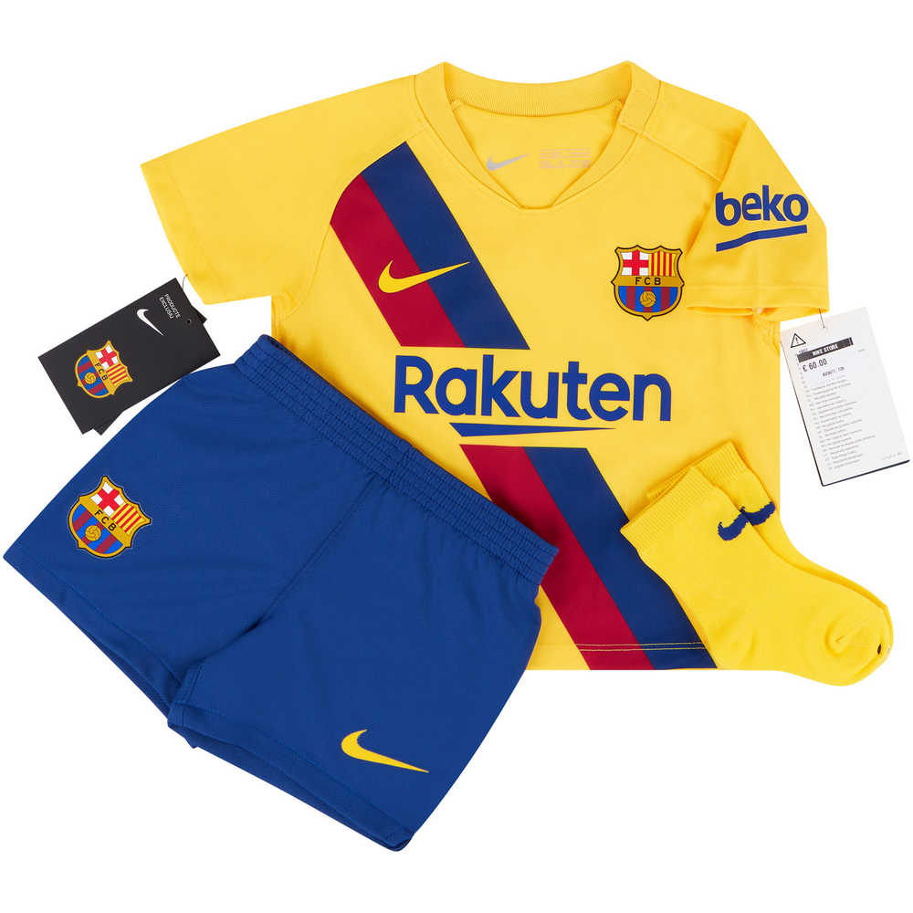 2019-20 Barcelona Away Full Kit *w/Tags* BABY