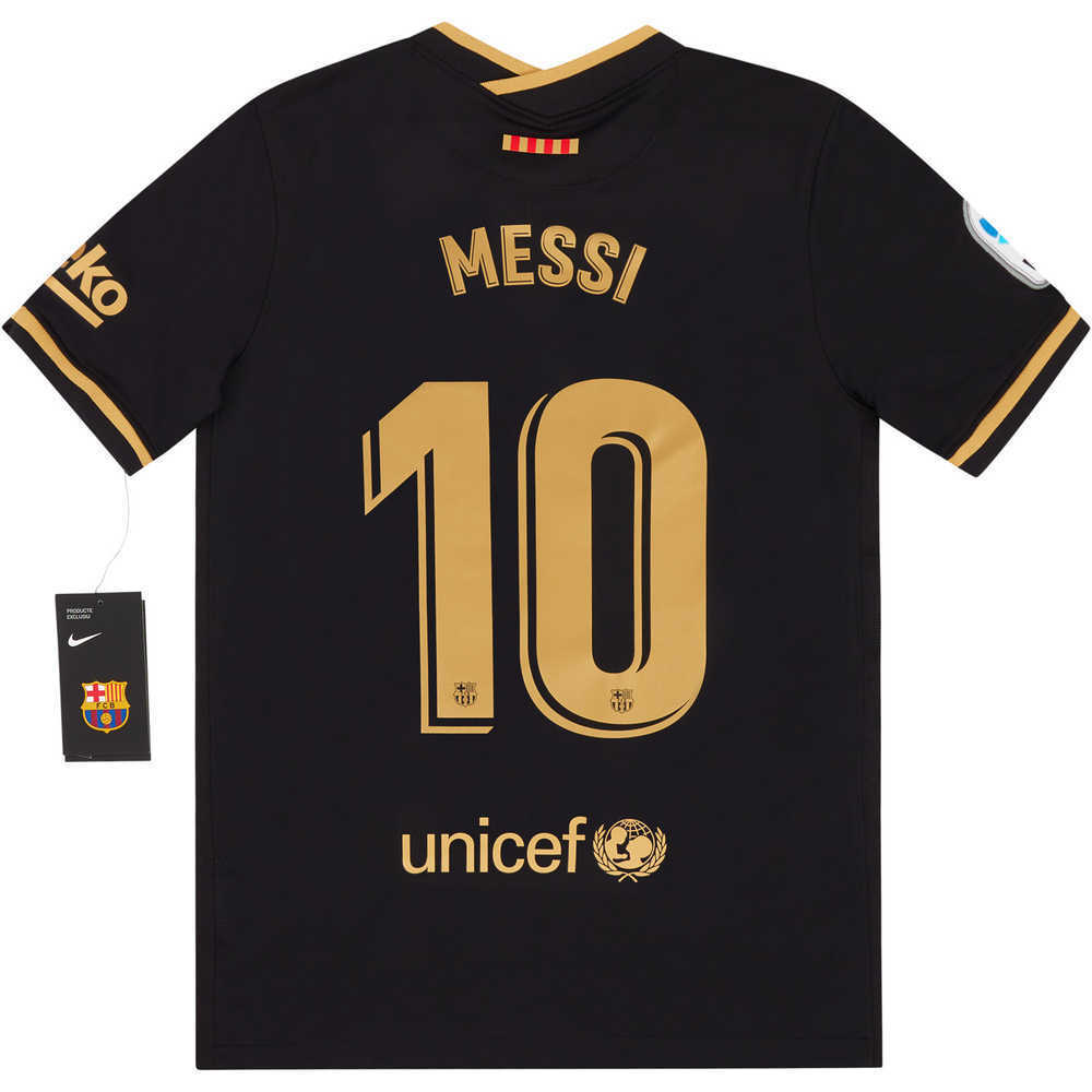 2020-21 Barcelona Away Shirt Messi #10 *w/Tags* KIDS