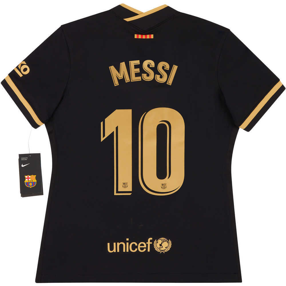 2020-21 Barcelona Away Shirt Messi #10 *w/Tags* Womens