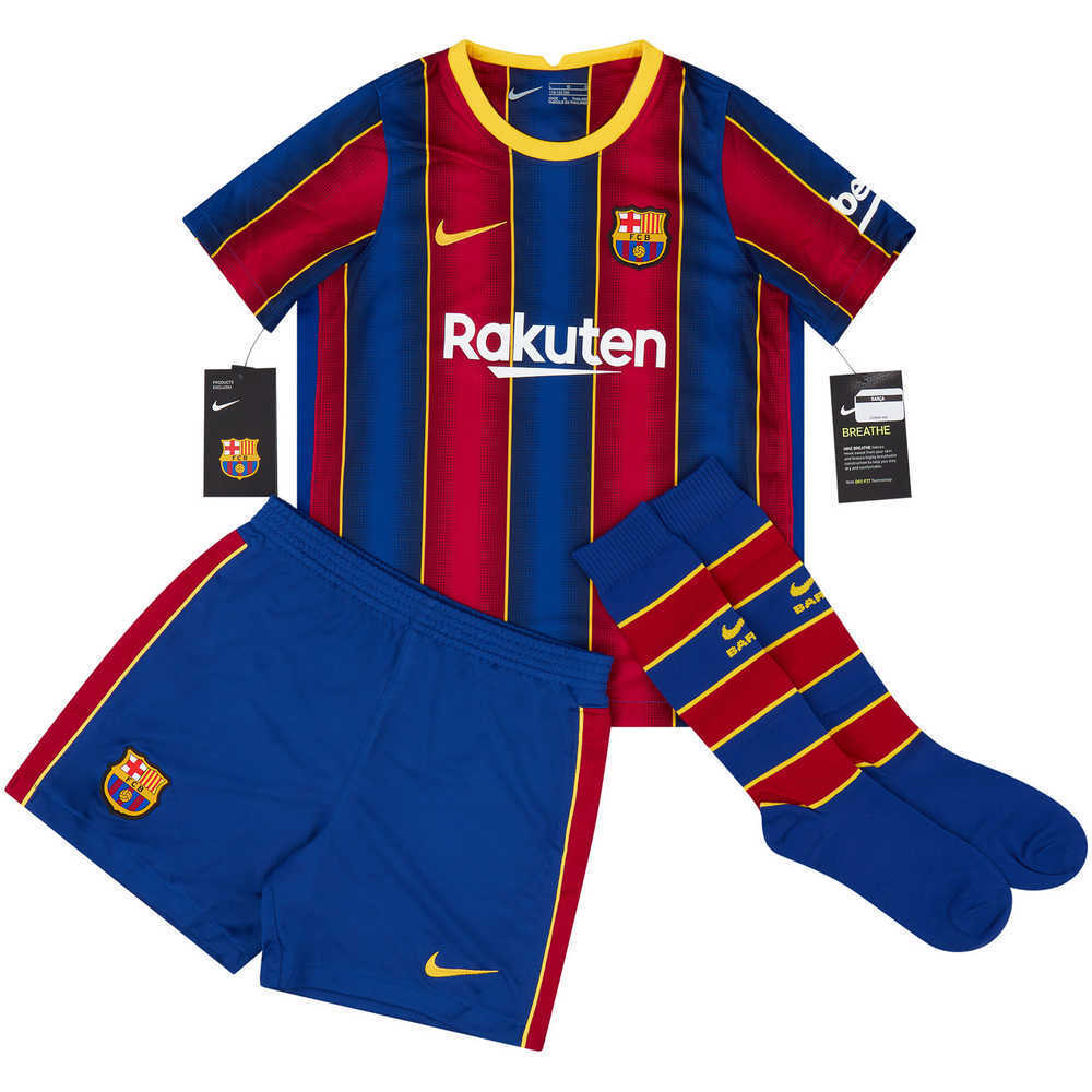 2020-21 Barcelona Home Full Kit Messi #10 *BNIB* Little Kids