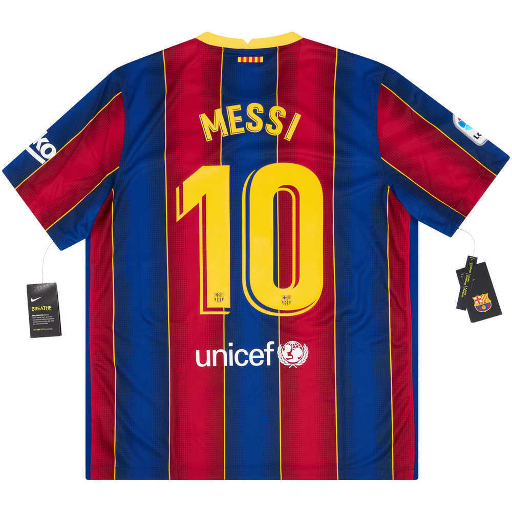 2020-21 Barcelona Home Shirt Messi #10 *w/Tags*