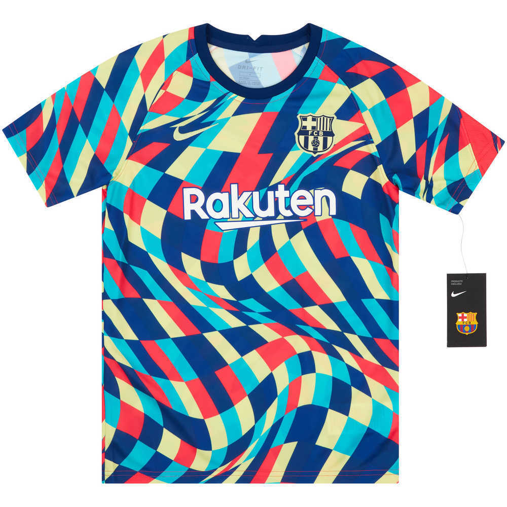 2020-21 Barcelona Nike Pre-Match Training Shirt *w/Tags* KIDS