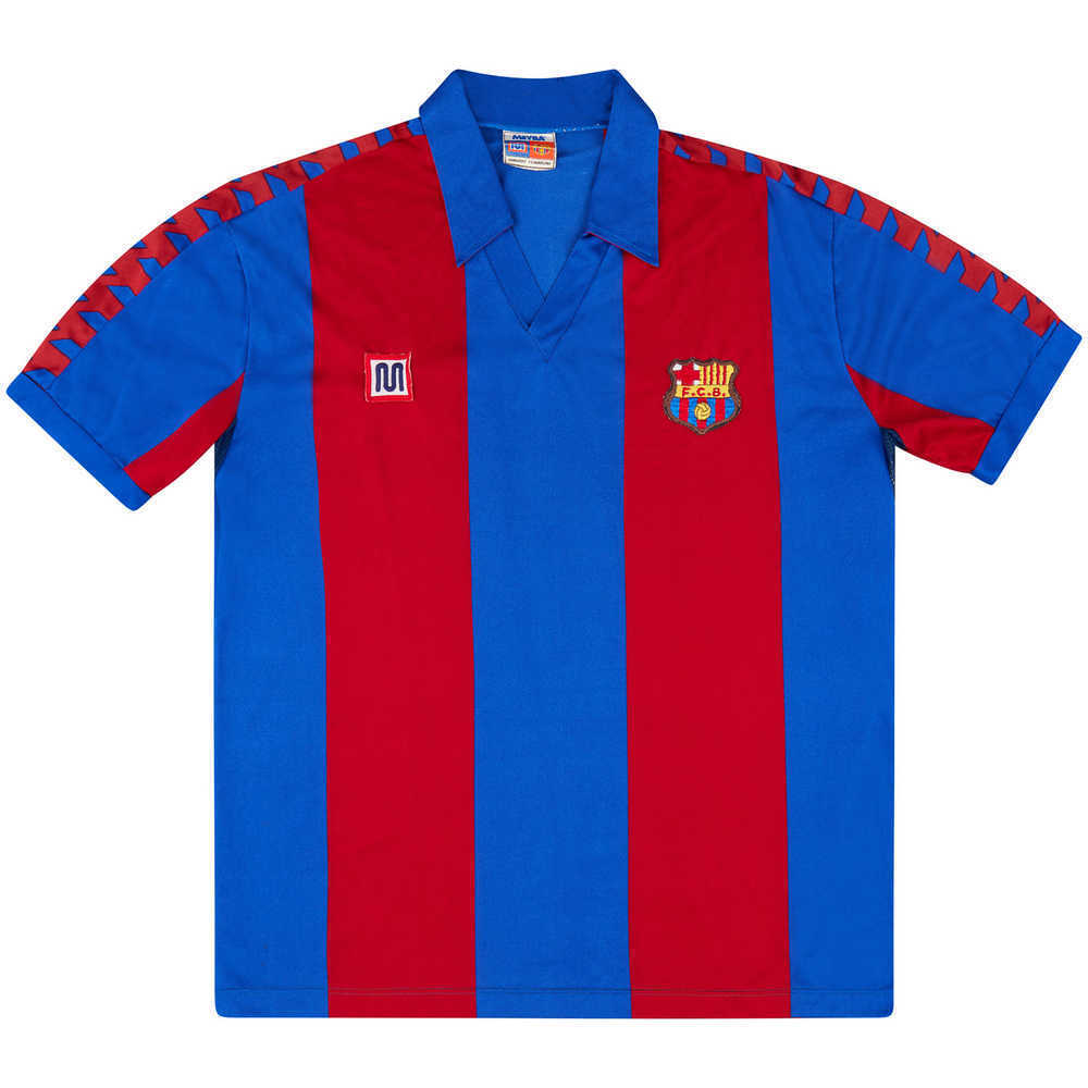 1984-89 Barcelona Home Shirt (Excellent) M