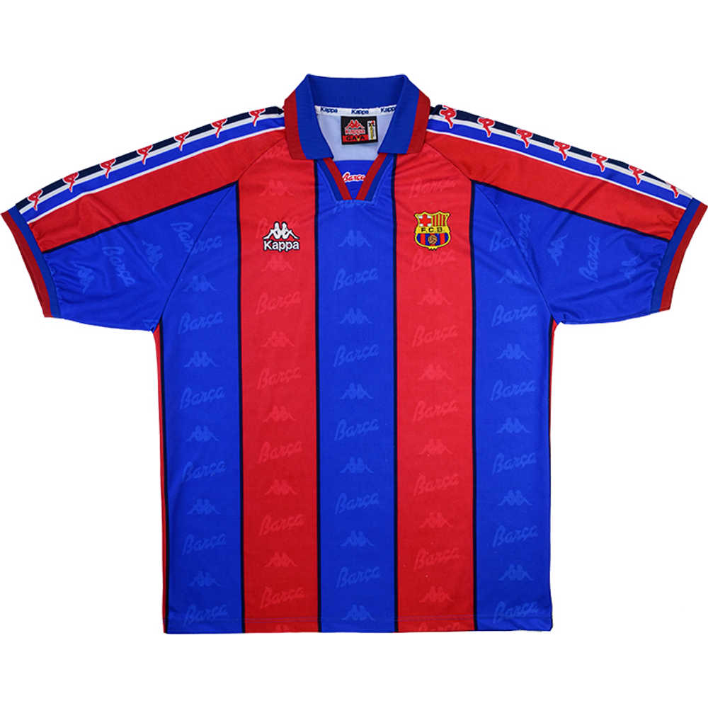 1995-97 Barcelona Home Shirt (Excellent) XL