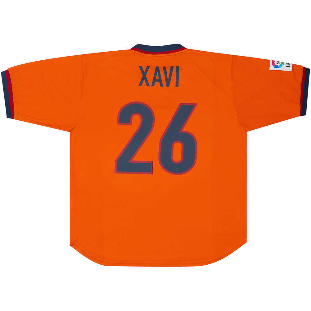 1998-01 Barcelona Third Shirt Xavi #26 (Very Good) M