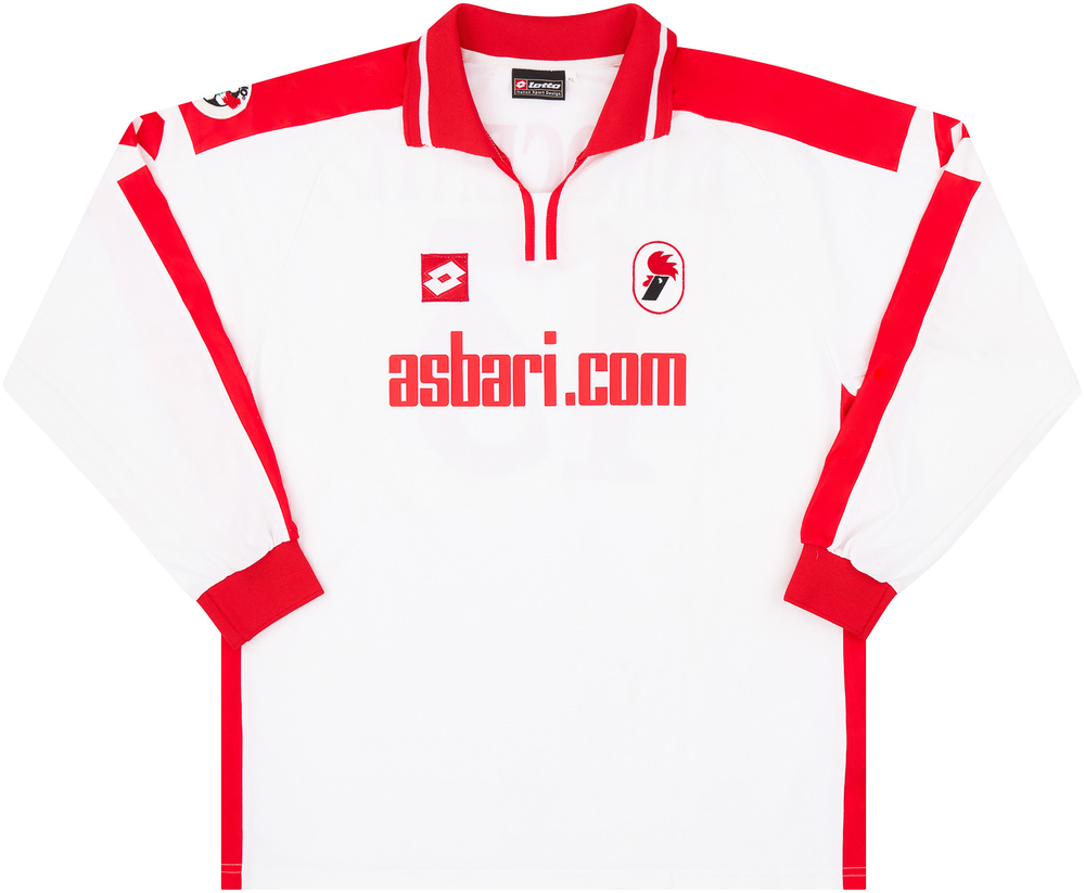 2002-03 Bari Match Issue Home L/S Shirt Innocenti #13-Match Worn Shirts Bari Certified Match Worn Long-Sleeves