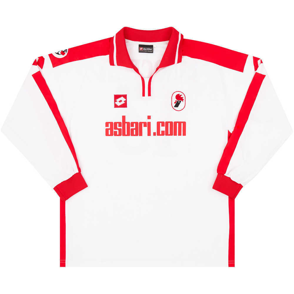 2002-03 Bari Match Issue Home L/S Shirt Innocenti #13