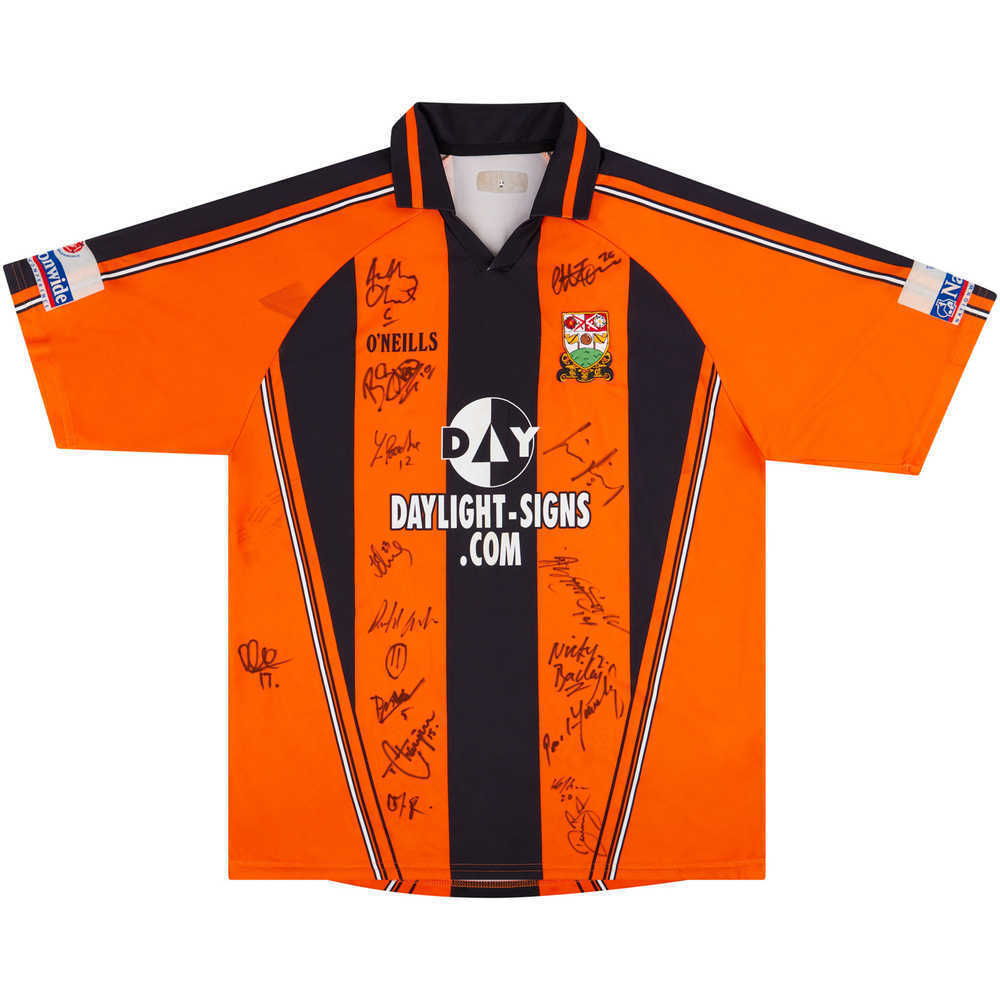 2004-05 Barnet Match Issue Signed Home Shirt Graham #11