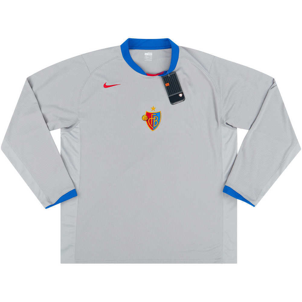 2007-09 FC Basel Player Issue Away L/S Shirt *W/Tags* XXL