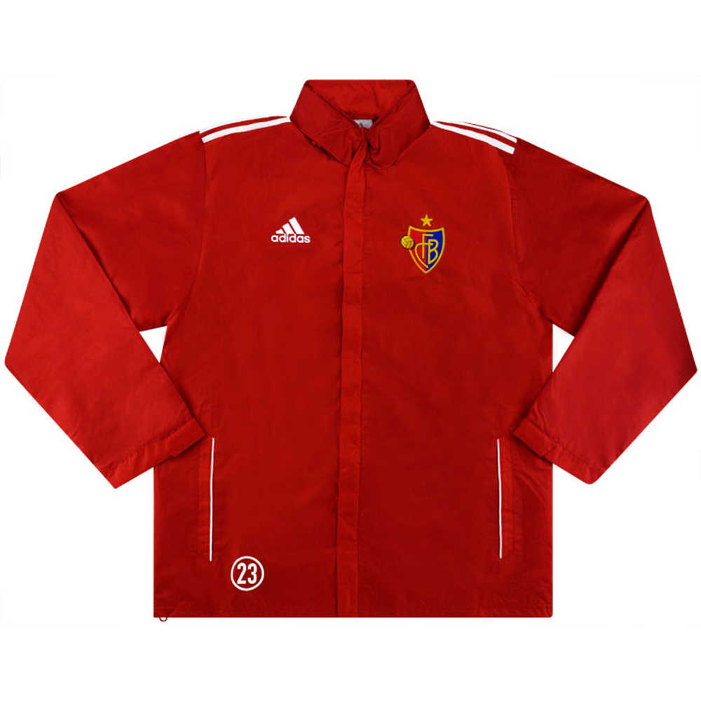 2012-13 FC Basel Player Issue Rain Jacket #23 (Salvi) (Excellent) L