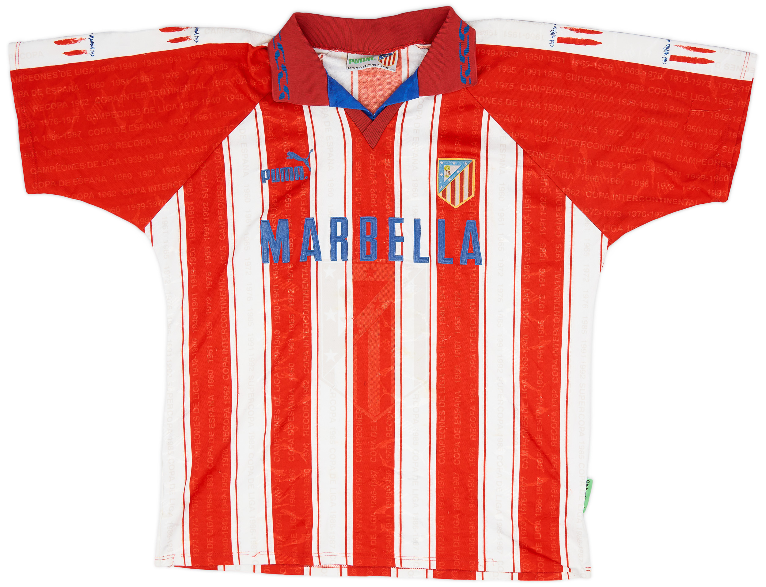 1995-96 Atletico Madrid Home Shirt - 7/10 - ()
