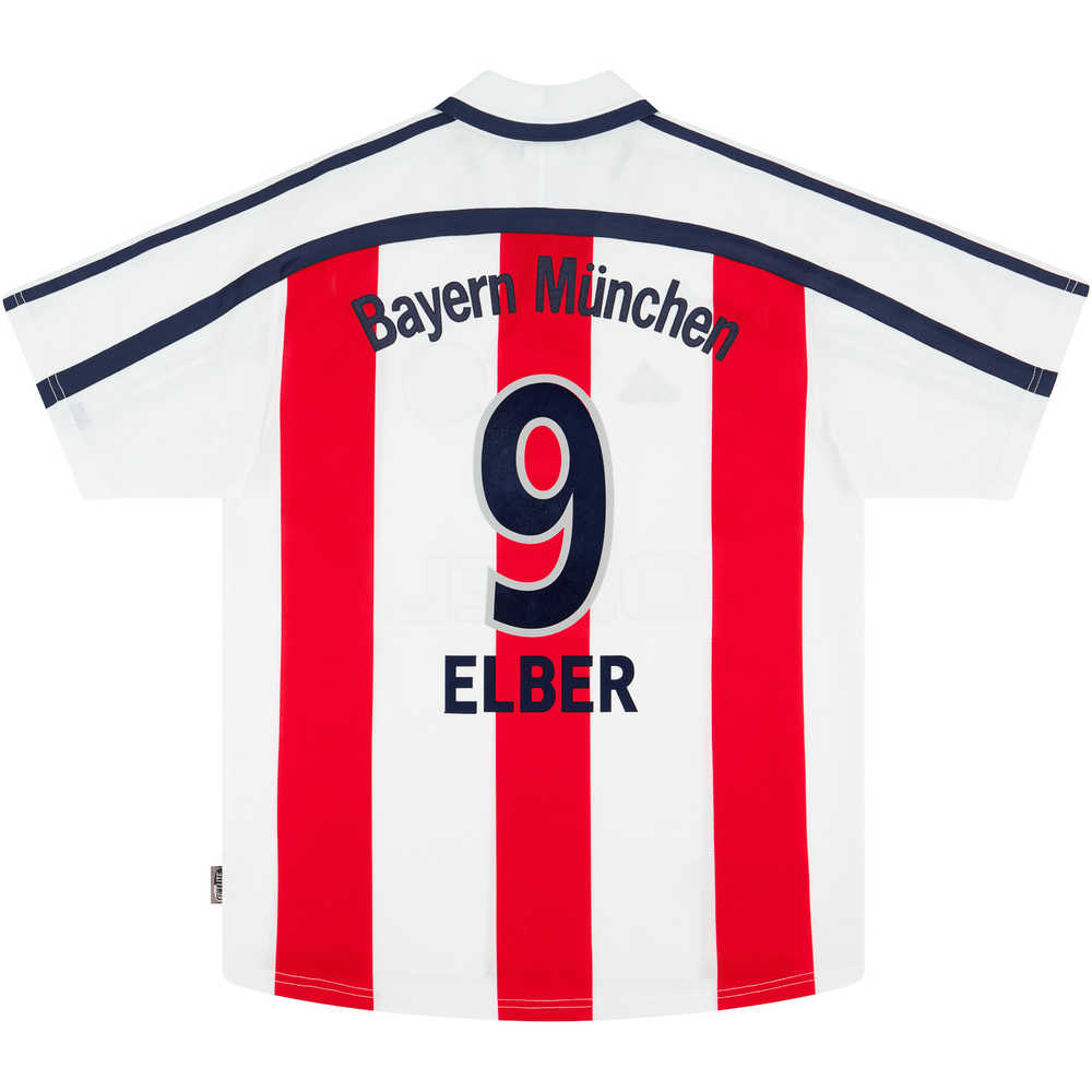 2000-01 Bayern Munich Away Shirt Elber #9 (Excellent) XXL