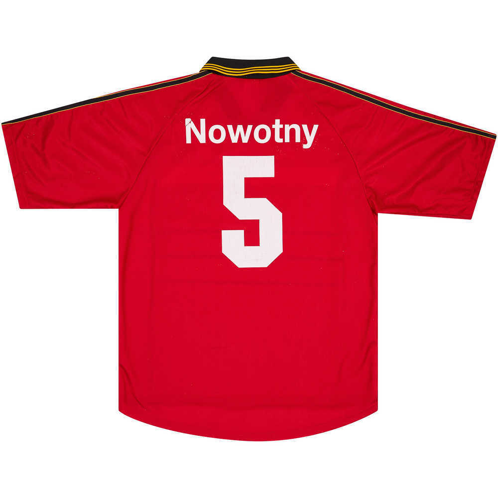 1998-00 Bayer Leverkusen Home Shirt Nowotny #5 (Very Good) L