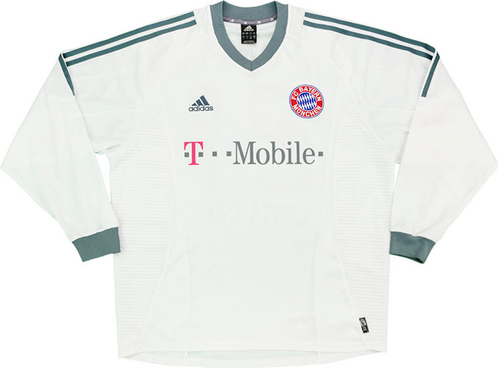 2002-03 Bayern Munich Away L/S Shirt Ballack #13 (Very Good) XXL