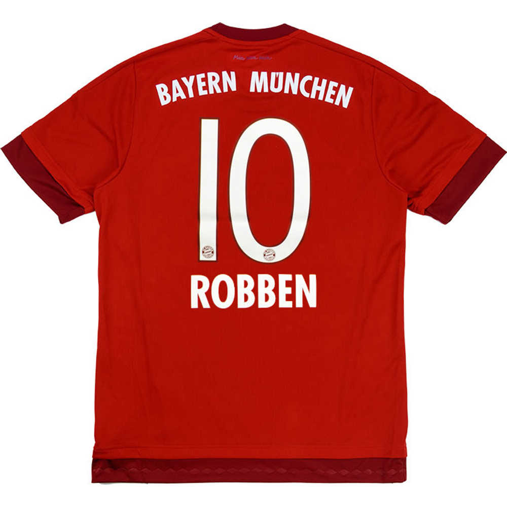2015-16 Bayern Munich Home Shirt Robben #10 *w/Tags* XXL
