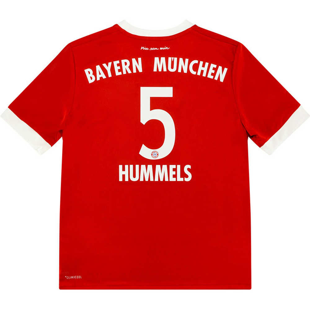 2017-18 Bayern Munich Home Shirt Hummels #5 *w/Tags* BOYS