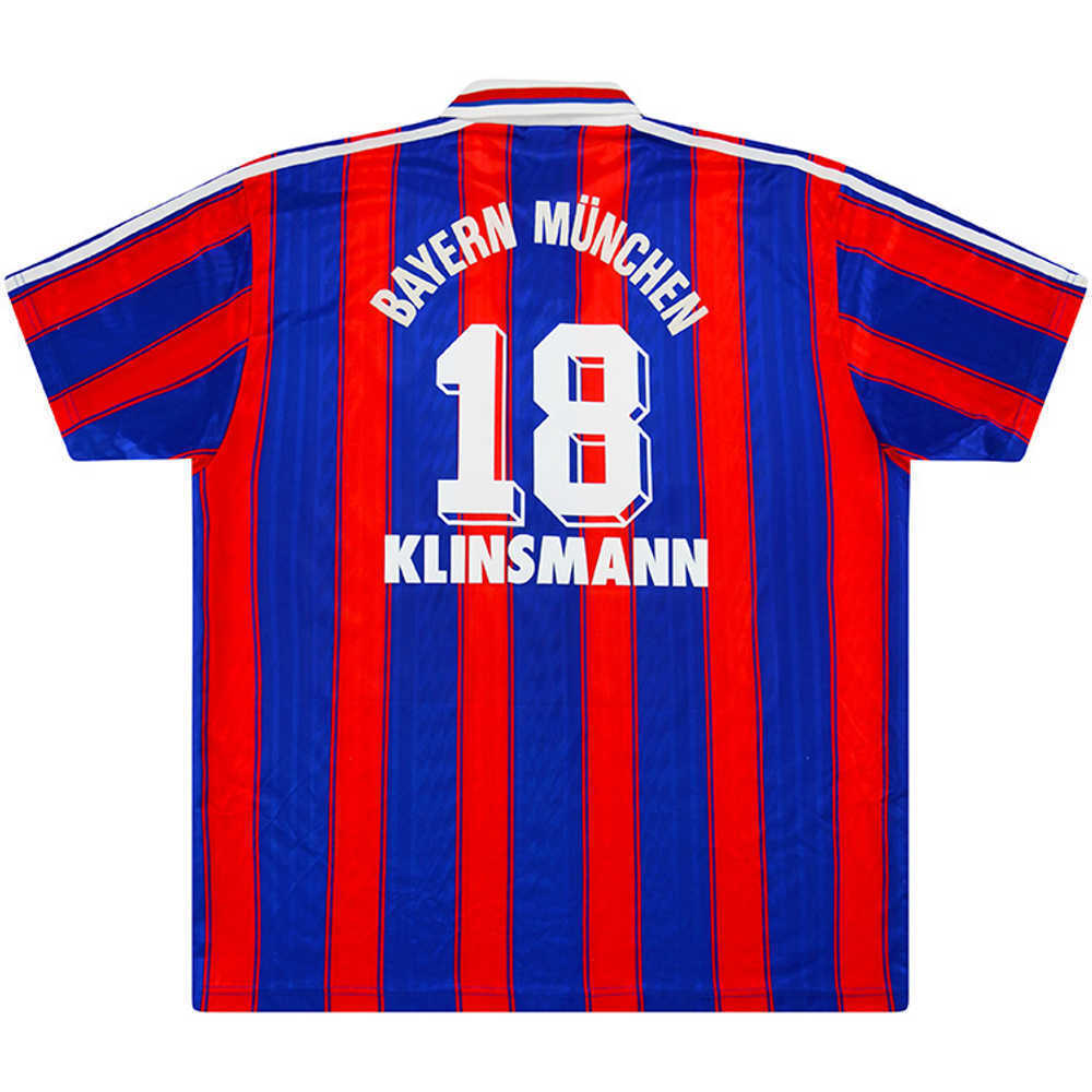 1995-97 Bayern Munich Home Shirt Klinsmann #18 (Excellent) S