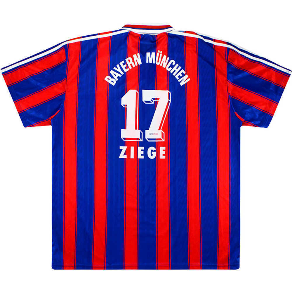 1995-97 Bayern Munich Home Shirt Ziege #17 (Excellent) S