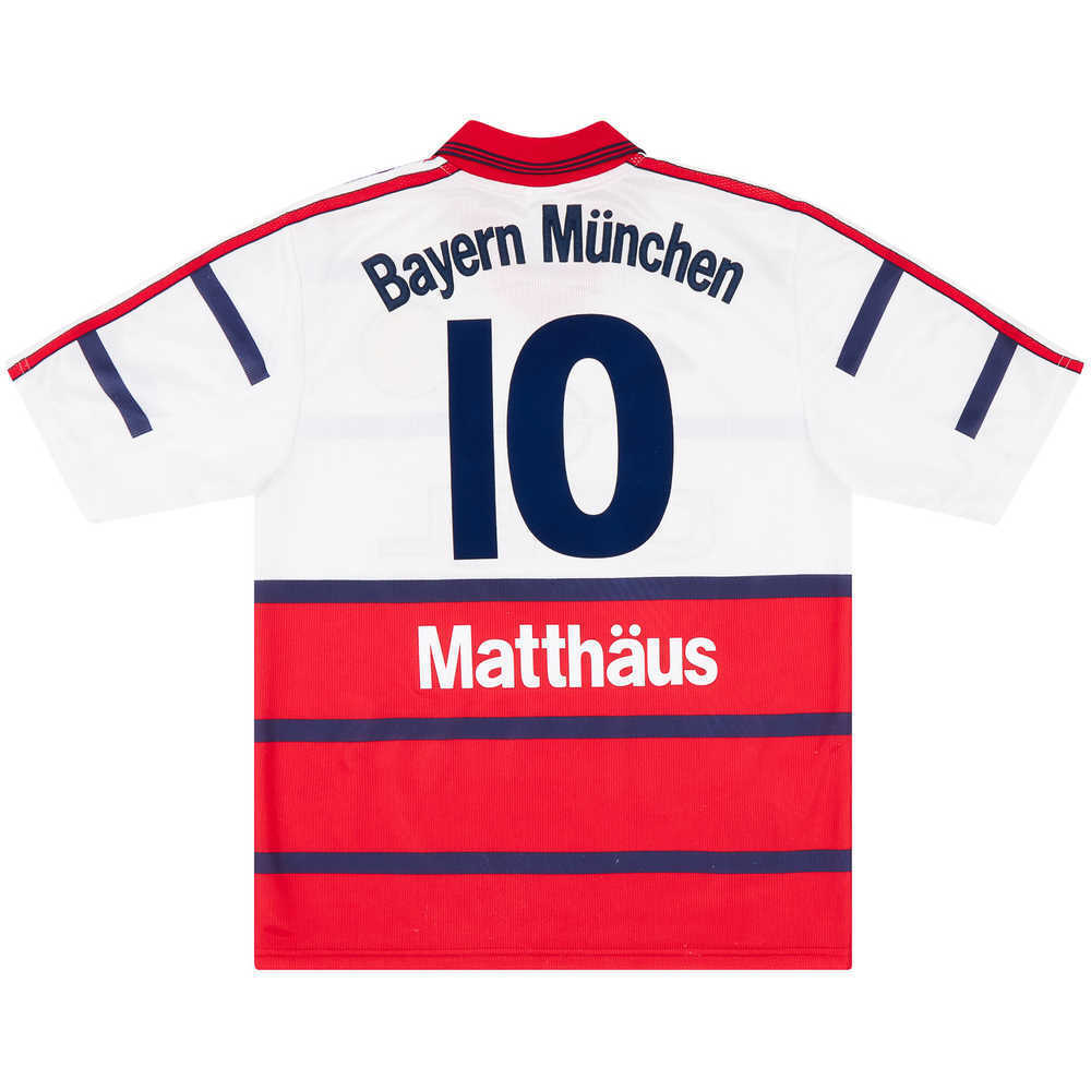 1998-00 Bayern Munich Away Shirt Matthäus #10 (Very Good) S