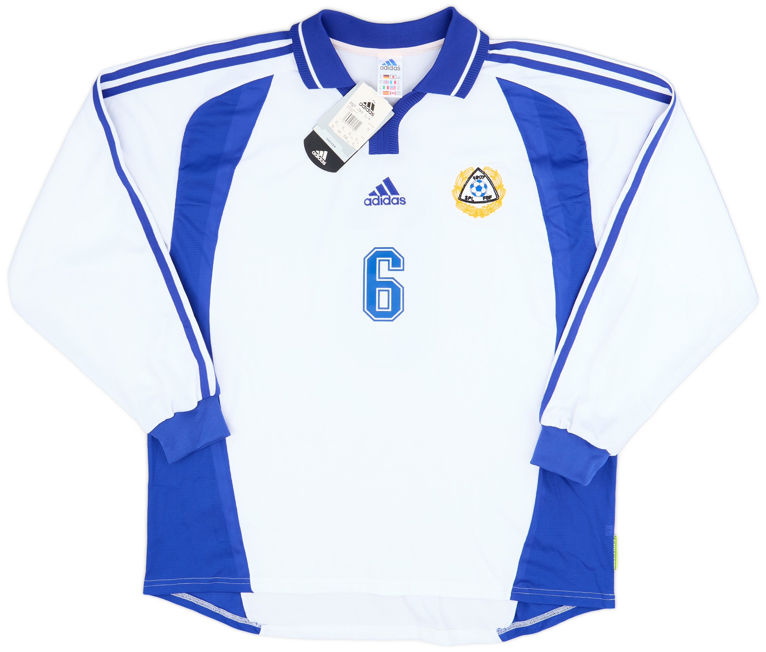 2000-02 Finland Player Issue Home Shirt #6 ()