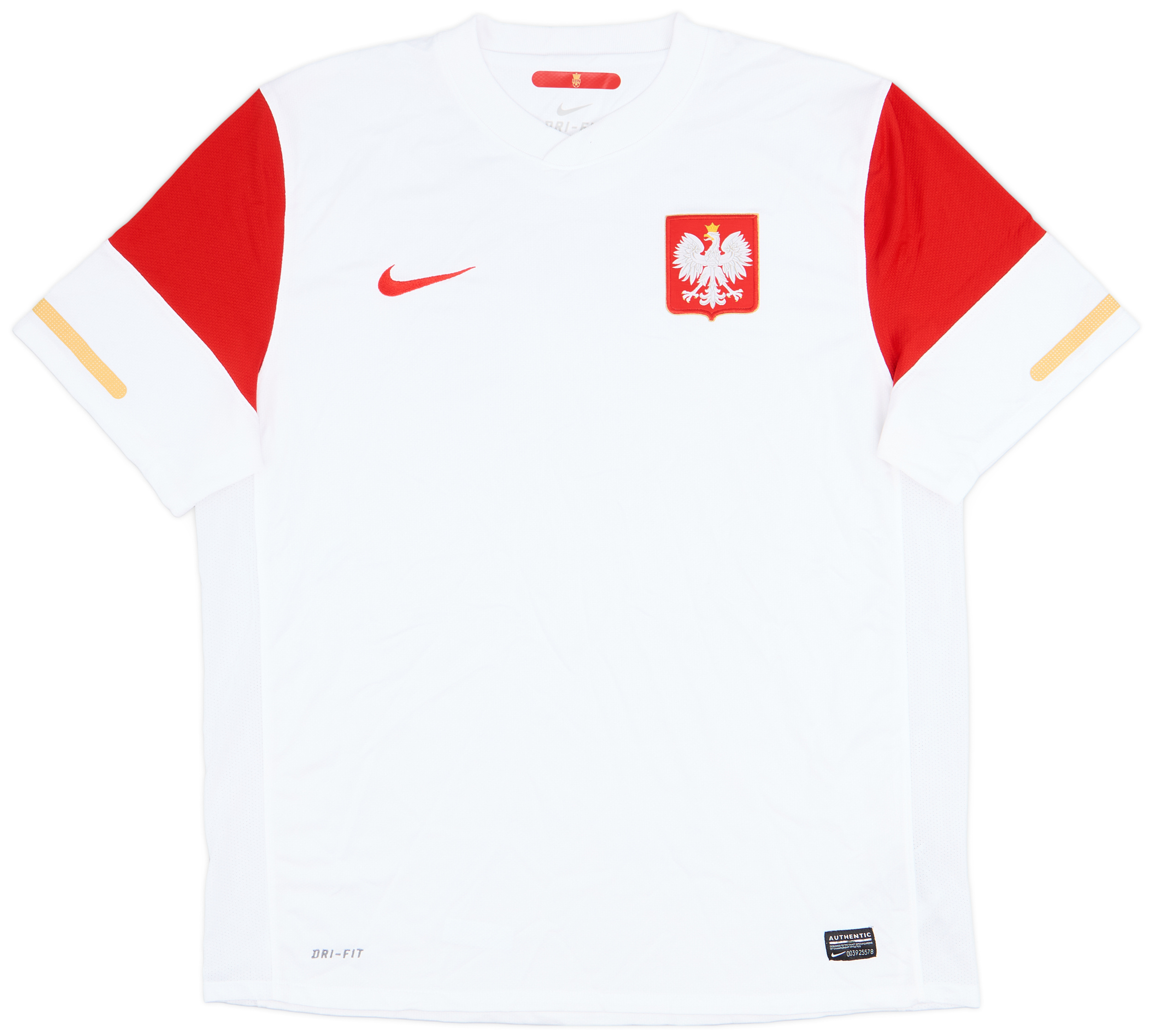 2010-12 Poland Home Shirt - 10/10 - ()