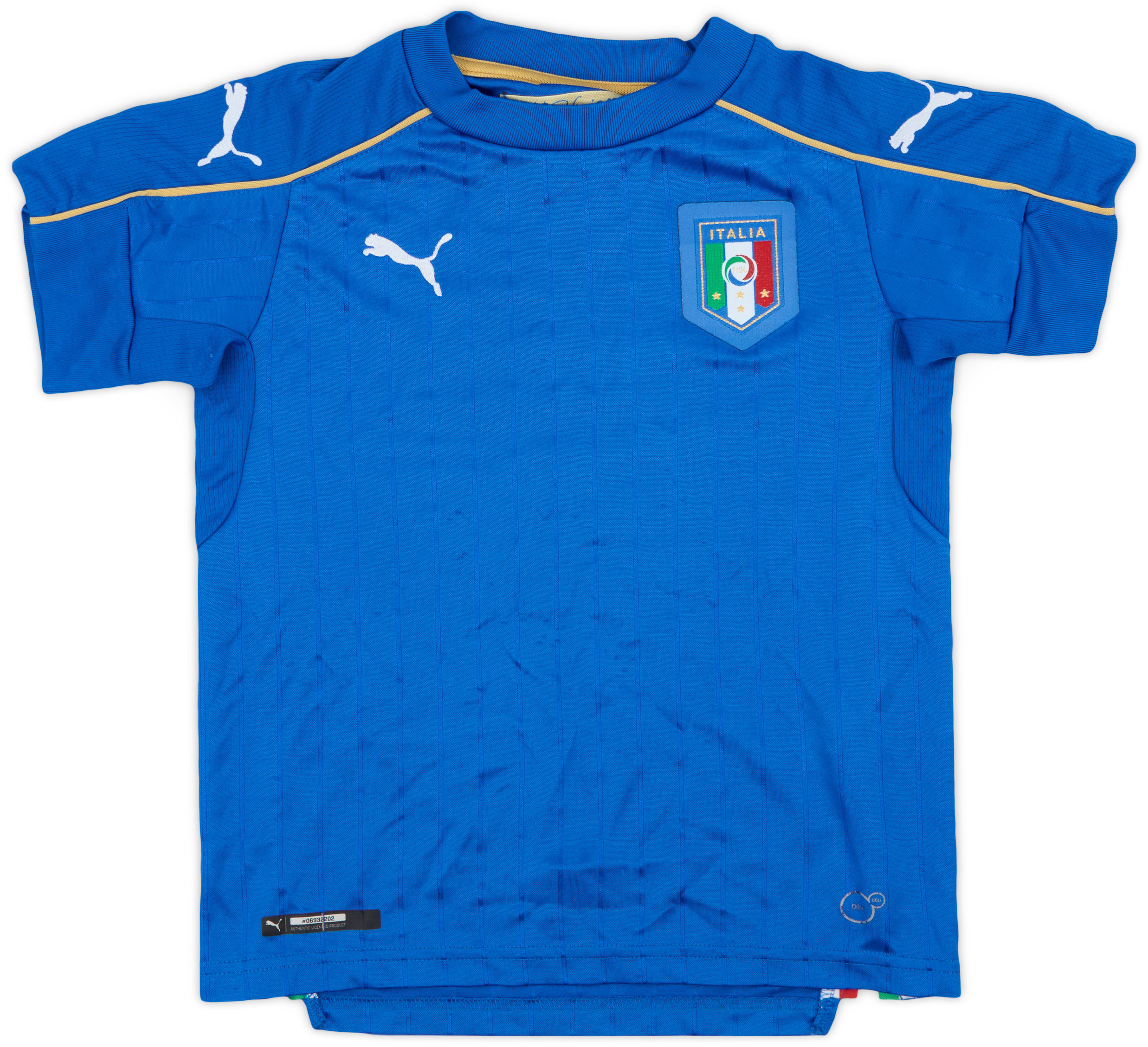 2016-17 Italy Home Shirt - 8/10 - (7-8 Years)