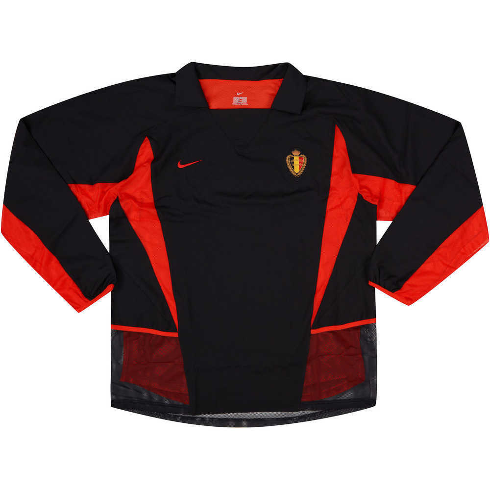 2002-04 Belgium Player Issue Away L/S Shirt (Excellent) XL