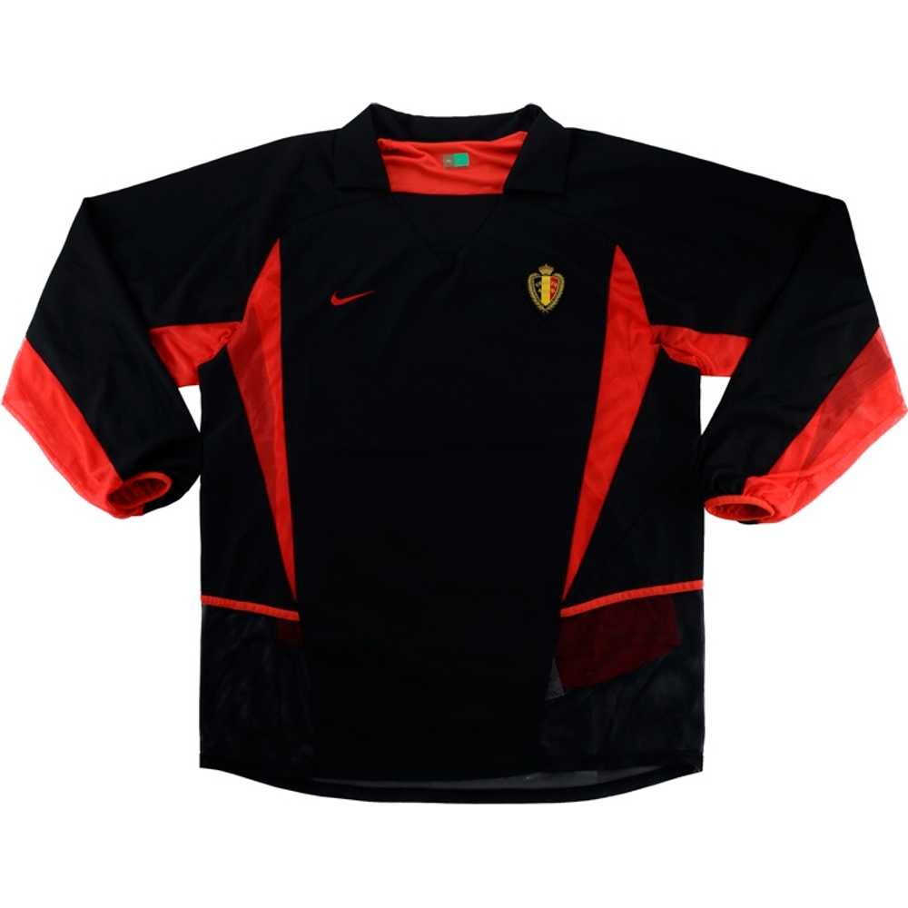 2002-04 Belgium Match Issue Away L/S Shirt #7 