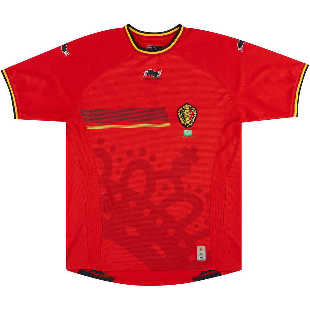 2014-15 Belgium 'Brazil 2014' Home Shirt (Very Good) XL